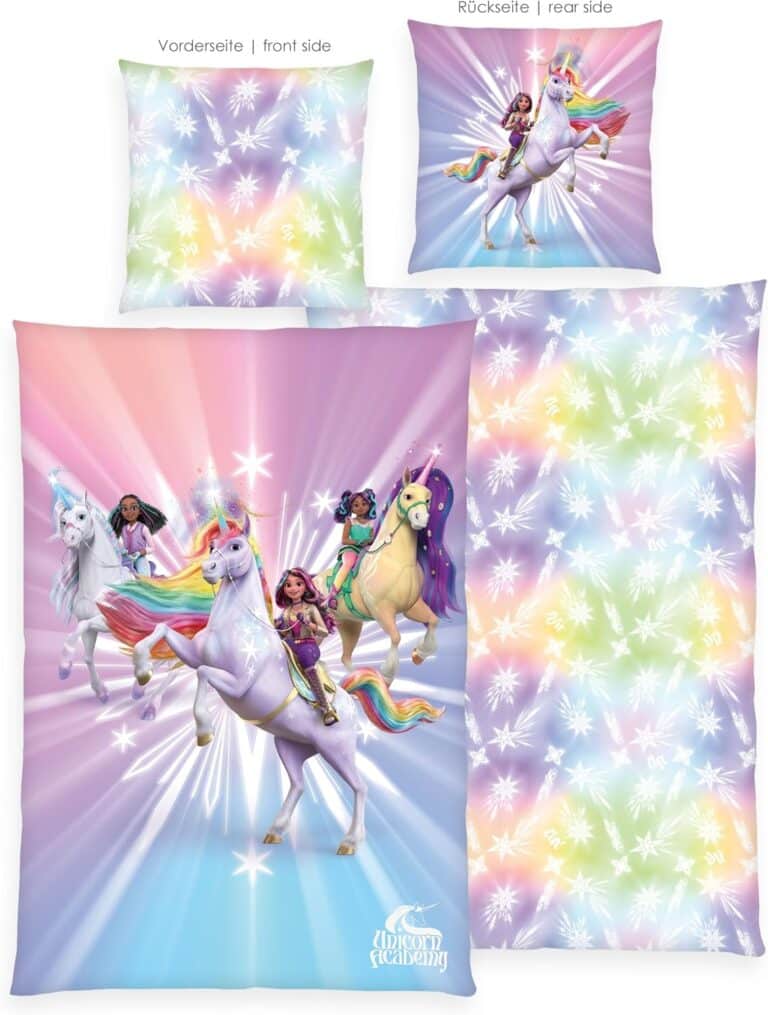 Einhorn Bettwäsche mit Sophia und Wildstar