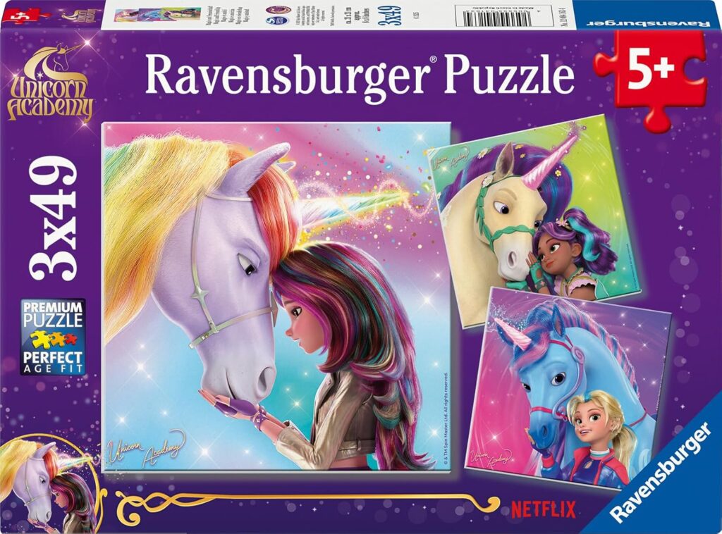 Einhorn Puzzle Unicorn Academ ab 5 Jahren